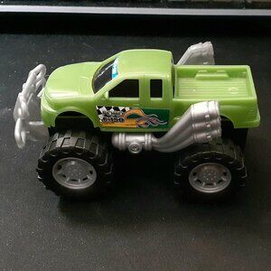 Ford F150 Green Monster Truck Toy w/Extended Exhaust Pipes - Plastic - Fun Play!